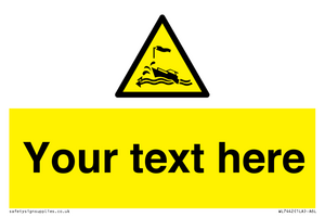 Custom Warning wind over tide conditions